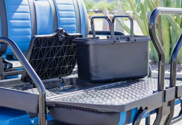 ICON i40 rear cooler and storage compartment with fold-down seat platform